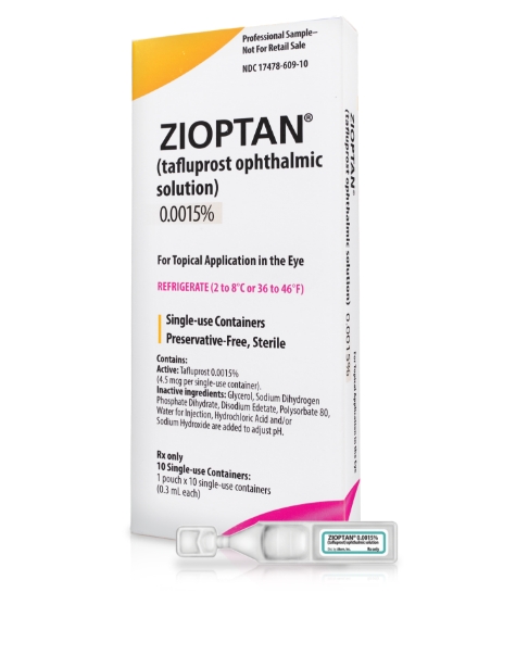 Zioptan® Packaging